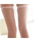 Women Sexy Lace No Slip Mesh Hollow Fishnet Knee Stockings