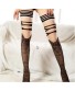 Women Sexy Jacquard Sheer Thigh High Temptation Long Stockings